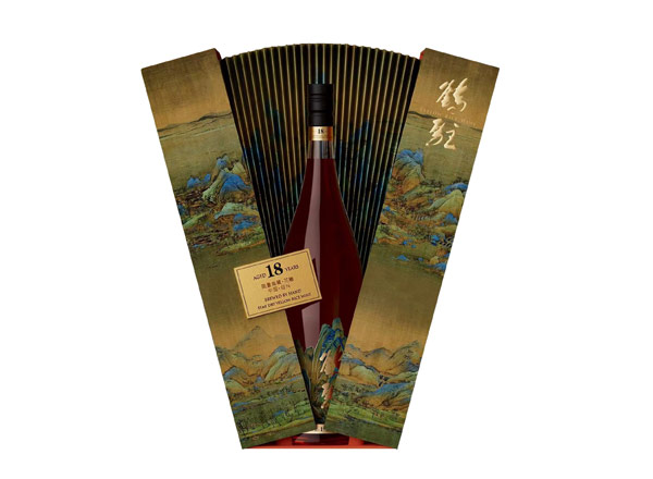 南昌鹤驻18年黄酒回收鹤驻新花雕18年珍藏版千里江山图行情价格