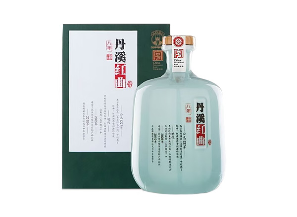 南昌丹溪黄酒回收丹溪8年红曲黄酒750mL 2瓶礼盒装行情价格
