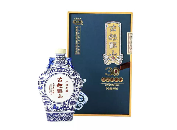 南昌黄酒回收古越龙山黄酒千福花雕三十年陈酿绍兴花雕酒500ml礼盒装行情价格